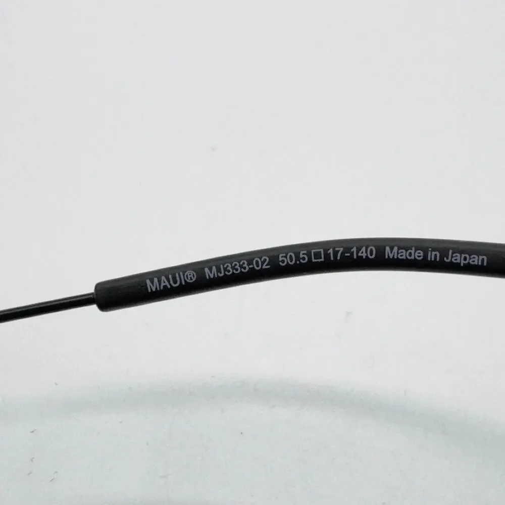 Maui Jim Sunglasses AKI AKI MJ333-02 Glossy Black Polarized Grey Lens 50.5mm NEW